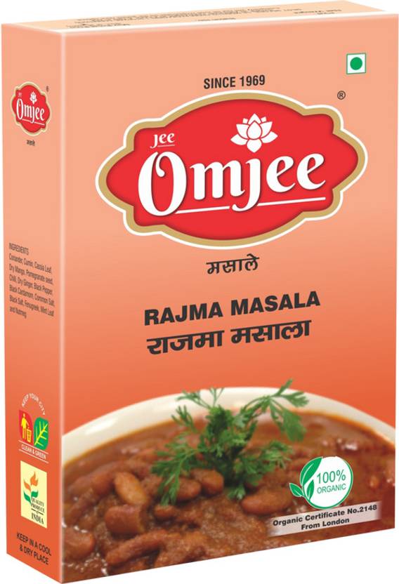JEE OM JEE RAJMA MASALA BOX 100GM Price in India Buy JEE OM JEE RAJMA