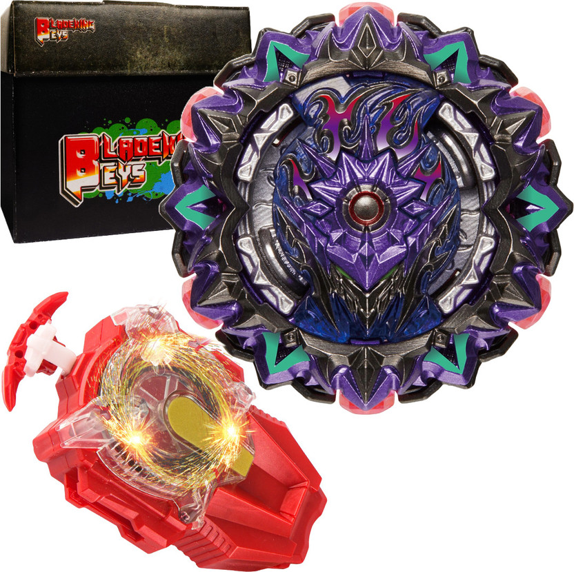 BLADEKING BEYS Kit- B169 Variant Lucifer Mobius 2D + Sparking Launcher + Toy Storage Box(Multicolor)