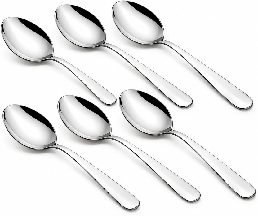 Classic Classic Essentials 6 Piece Stainless Steel Table Spoon Set, Silver Stainless Steel Cutlery Set Stainless Steel Table Spoon Set(Pack of 6) - Flipkart Deal