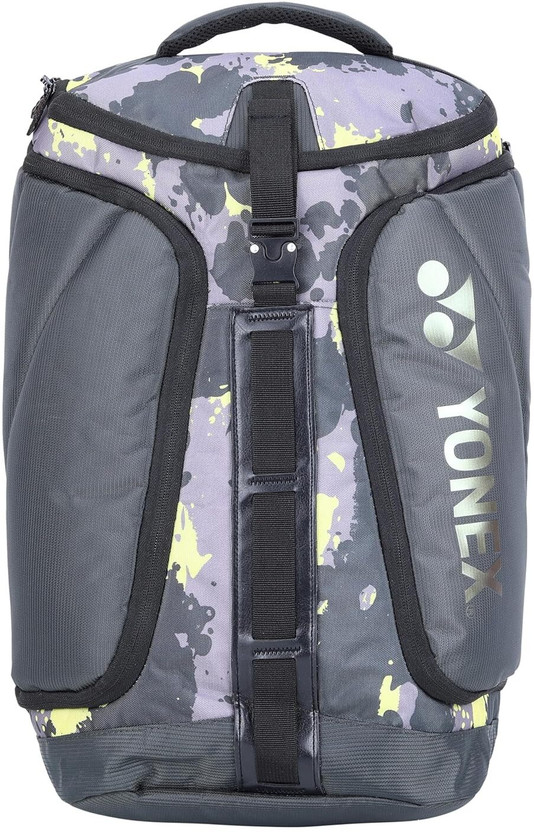 YONEX Champion Badminton Backpack, Large - Dark Flower Grey/Yellow(Backpack)