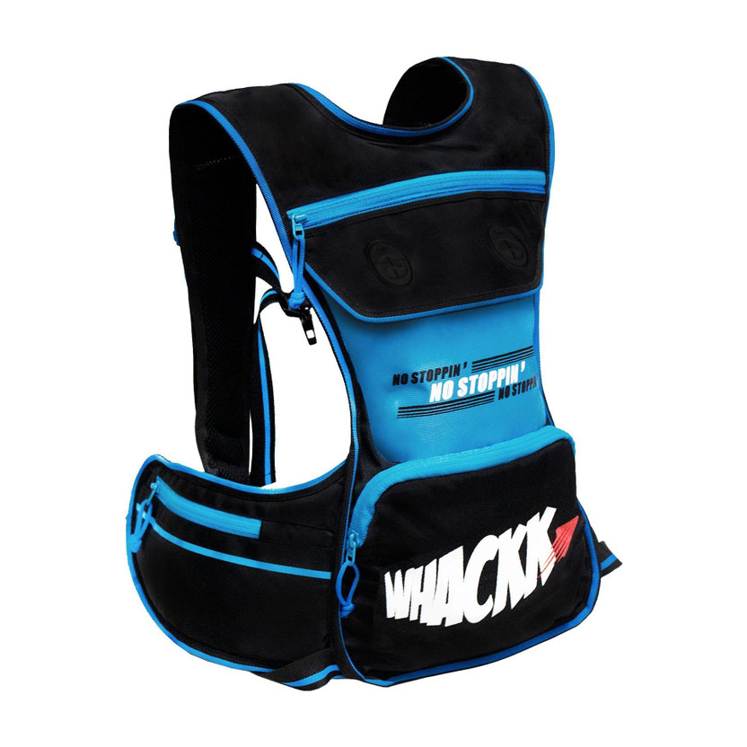 WHACKK Whizz Unisex Running Camping Hiking Motorcycle Hydration Bag(Blue, Backpack)