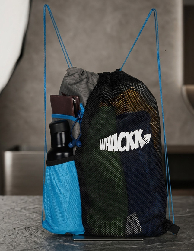 WHACKK WHACKK Joss Unisex Swimming/Gym/Sports Equipment Kit Bag(Blue, Drawstring Bag) - Flipkart Deal