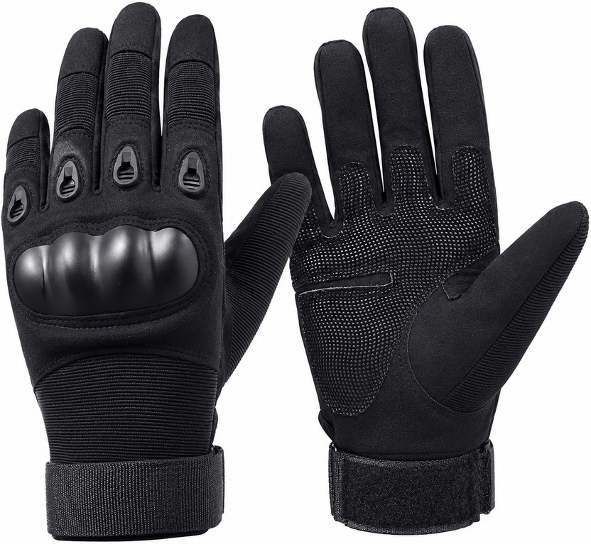 SHIFTER Riding Gloves Full Finger Hand Bike Rider Glove Riding Gloves(Black)