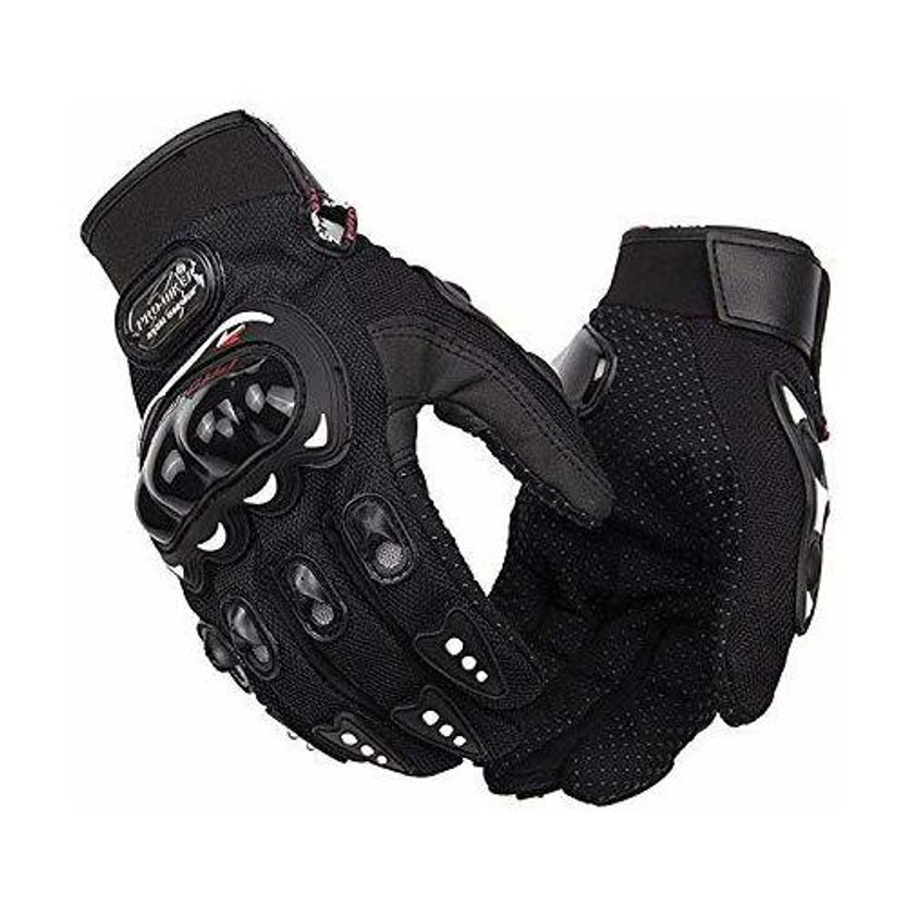Probiker Probiker Motorcycle Racing Riding Full Finger Glovs Riding Gloves(Solid Black) - Flipkart Deal