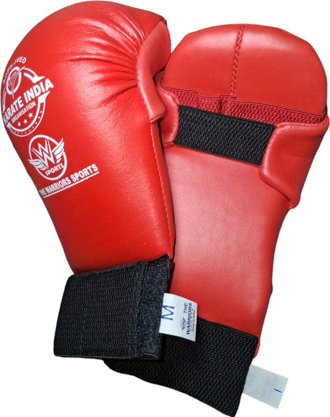 Dhaani Approved karate india organization Boxing Gloves(Red)