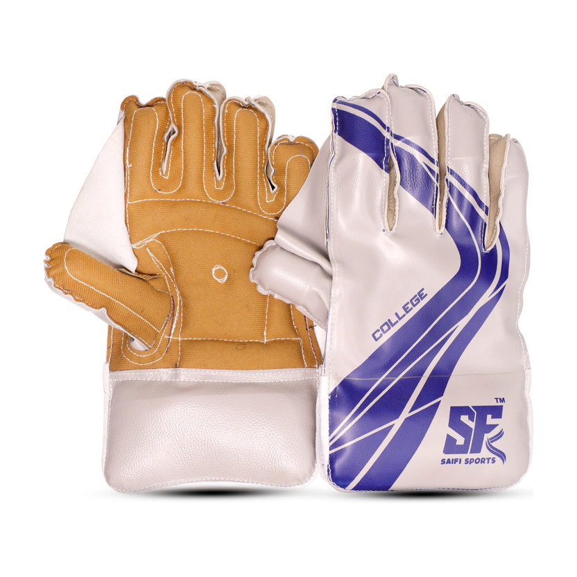 Saifi Sports Wicket Keeping Gloves Recommended for Tennis Ball Cricket for Men Wicket Keeping Gloves(Multicolor)