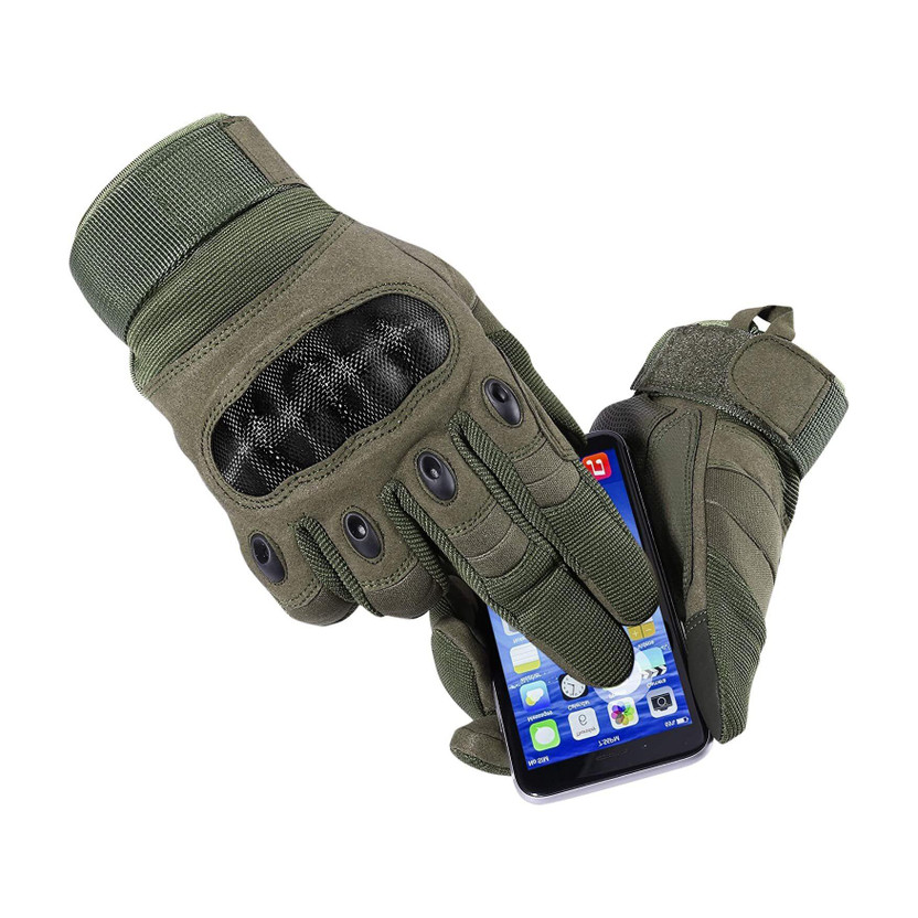 GymWar Racing Equipment Motorcycle Riding Biker Driving Gloves(Green)