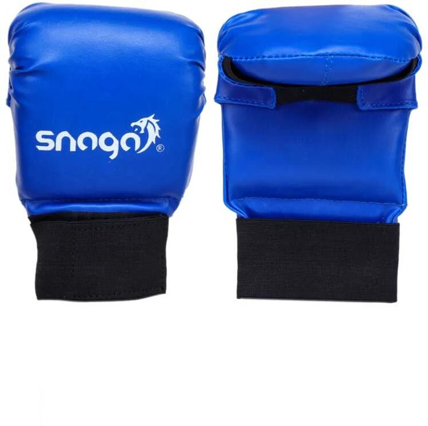 Snaga Durable Karate Gloves for Optimal Protection and Comfort (7-9 YEARS OLD) Boxing Gloves(Blue)