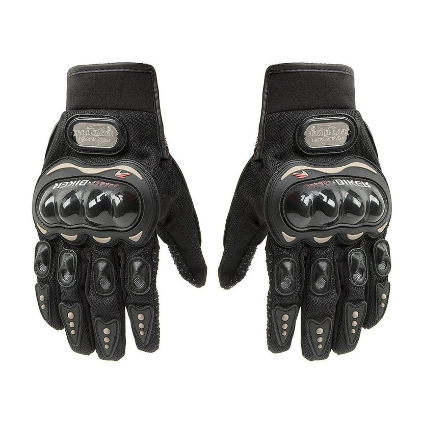 Probiker Gloves Shockproof Foam Padded Outdoor Riding Full Finger Glove For Men Riding Gloves(Black)