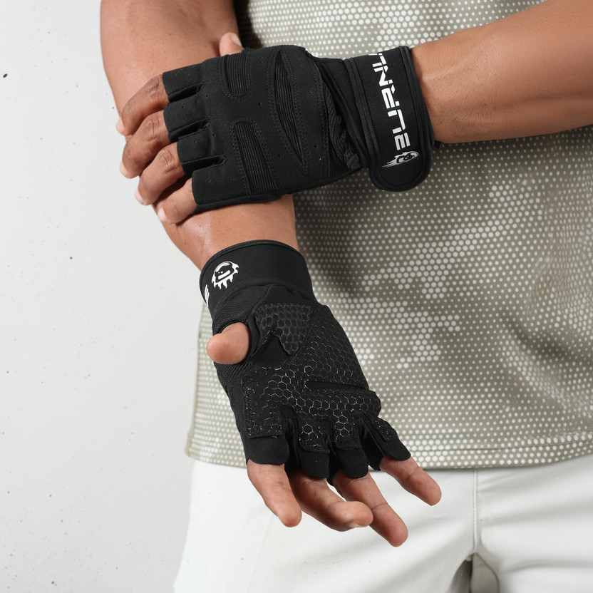 BURNLAB BURNLAB Active F8 Gym & Fitness Gloves(Black) - Flipkart Deal