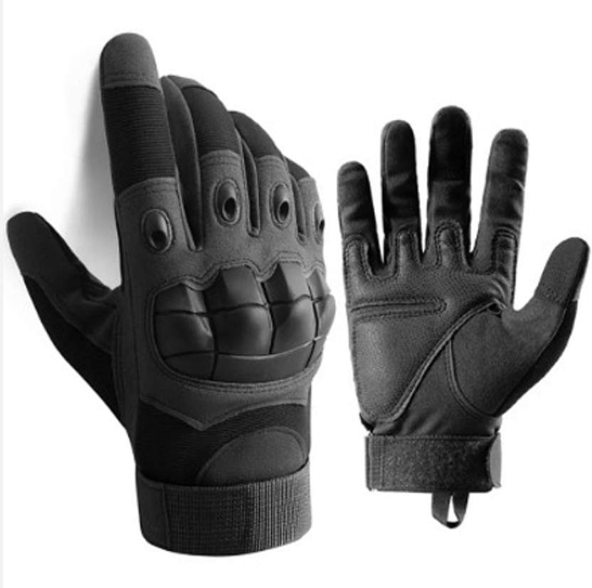 Intelligent Motorcycle Gloves, Full-Finger Racing(IND*91263) Gloves for Men Riding Gloves(Black)