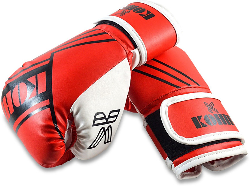 rc sport Boxing Gloves PU 8oz Profession Practice Boxing Gloves Red Boxing Gloves(Red)