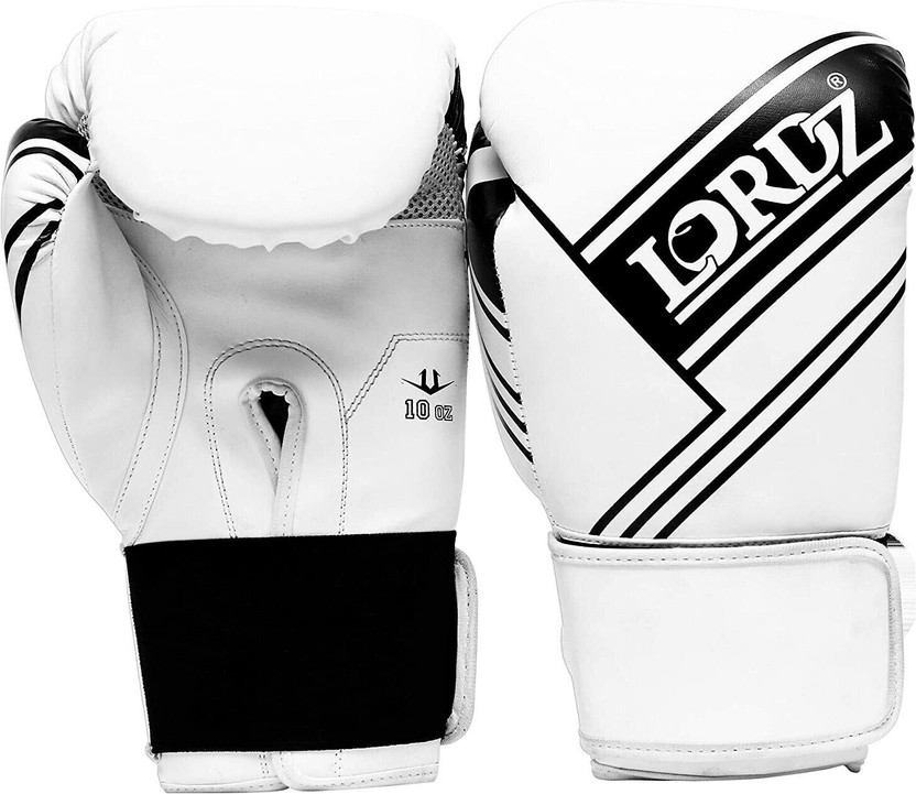 Lordz Wise Gloves I Men & Women’s Premium Synthetic Leather Boxing Gloves Boxing Gloves(White)