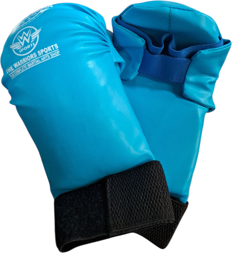 Dhaani Approved karate india organization Boxing Gloves(Blue)