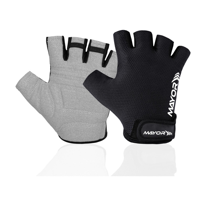 MAYOR MAYOR Shield , Workout , Super Hand Grip For Men & Women Gym & Fitness Gloves(Grey, Black) - Flipkart Deal