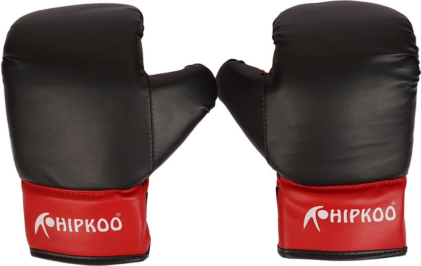 Hipkoo Sports Defender Padded Boxing Gloves For Kids Boxing Gloves(Black)