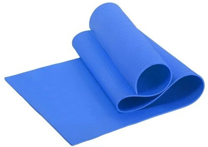 RK RK WELLNESS Premium EVA Yoga Mat 4mm Anti-Slip Exercise & Fitness Mat Blue 183x61cm Blue 4 mm Yoga Mat - Flipkart Deal