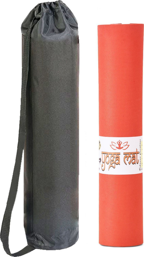 Taido Yoga Mat EVA Tearless Sport Mat for Men and Women Exercise Mat for Yoga, workout Red 4 mm Yoga Mat