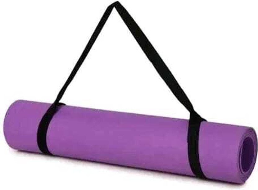 Tijarat Tijarat Eco Friendly Anti‑Skid Purple Yoga Mat with strap Purple 4 mm Yoga Mat - Flipkart Deal