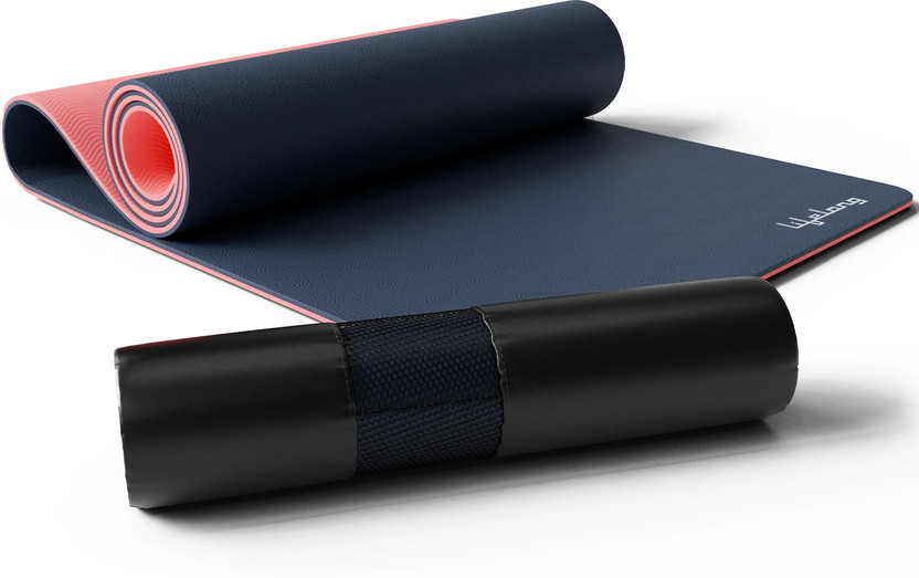 Lifelong Dual Color TPE Material Yoga Mat for Women & Men Pink 6 mm Yoga Mat