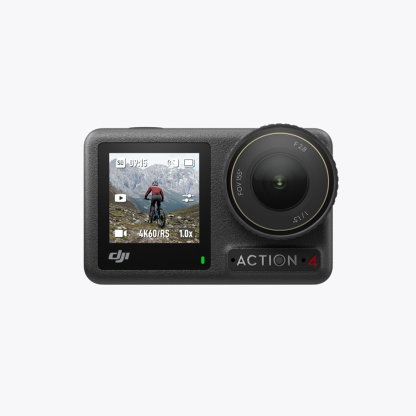 dji Osmo Action 4 Adventure Combo Sports and Action Camera(Black, 12 MP)