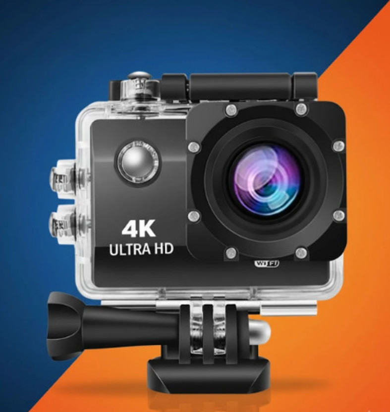 TYPDO GO PRO ACTION CAMERA ULTRA 4K StormRider X12 Ultra HD 4K Adventure Action Camera Sports and Action Camera(Multicolor, 16 MP)