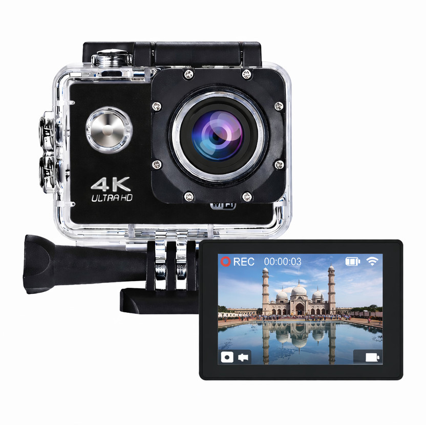 ZoTronico ZoTronico All in 1 New 170° Wide Angle, Vlog-Ready, Perfect for Travel, Vlogging & YouTube 4K Action Camera 16mp WiFi, Memory Card Support Sports and Action Camera(Black, 16 MP) - Flipkart Deal