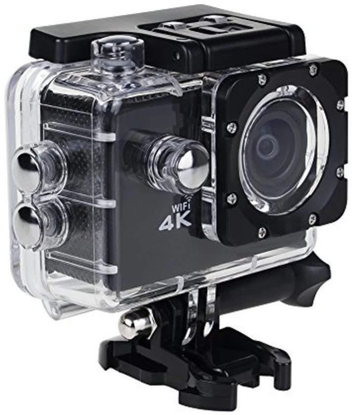 RUBICON 4K Breeze Pro Breeze Pro X 4K 20MP Waterproof DV Camcorder for Outdoor Adventures Sports and Action Camera(Black, 16 MP)