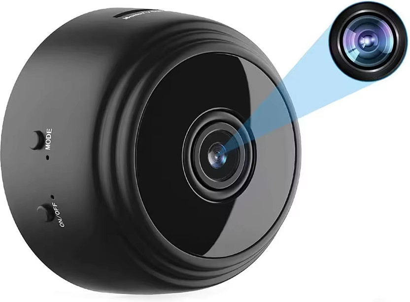 HomeEye K9 WiFi Spy Camera Hidden for Home Outdoor High Spy Mini Live Stream Night Vision Sports and Action Camera(Black, 2 MP)