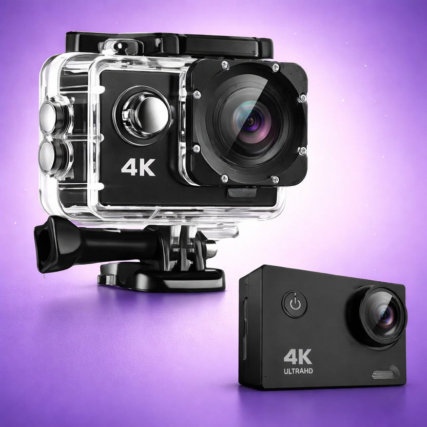 Roam Action camera Action Camera 4k16MP Wifi 30M Waterproof Action Camera Sports DV Camcorder Sports and Action Camera(Black, 16 MP)