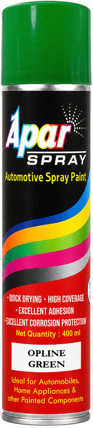 apar Spray Paint Opline Green-400ml for Industrial coatings and paintings works etc. Green Spray Paint 440 ml(Pack of 1)