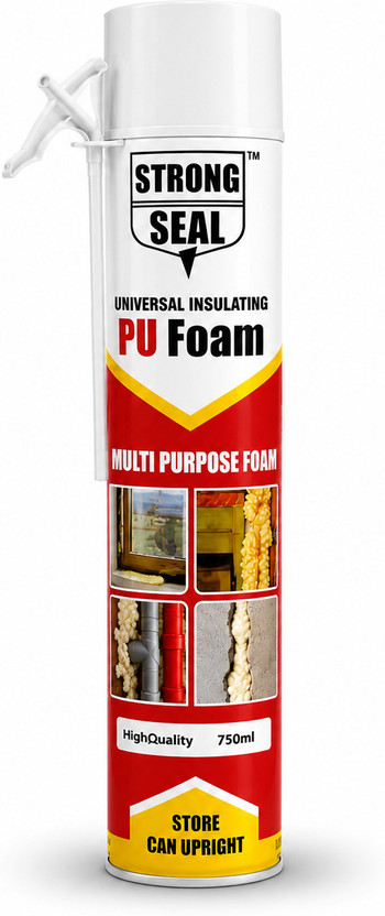 Hp Adhesive PU Foam 900g | Extra 150g- Insulation- Gap Filling | High Expansion Spray Foam White Spray Paint 750 ml(Pack of 1)