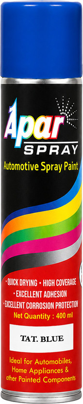 apar Spray Paint Tat. Blue-400ml For Industrial coatings and paintings works etc. Tat. Blue Spray Paint 400 ml(Pack of 1)