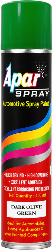 APARSPRAY APARSPRAY Spray Paint Dark Olive Green-400ml, For Industrial coatings etc DARK OLIVE GREEN Spray Paint 440 ml(Pack of 1) - Flipkart Deal
