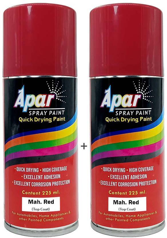 apar Spray Paint Mah. Red Compatible for Mahindra Tractors 225 ml