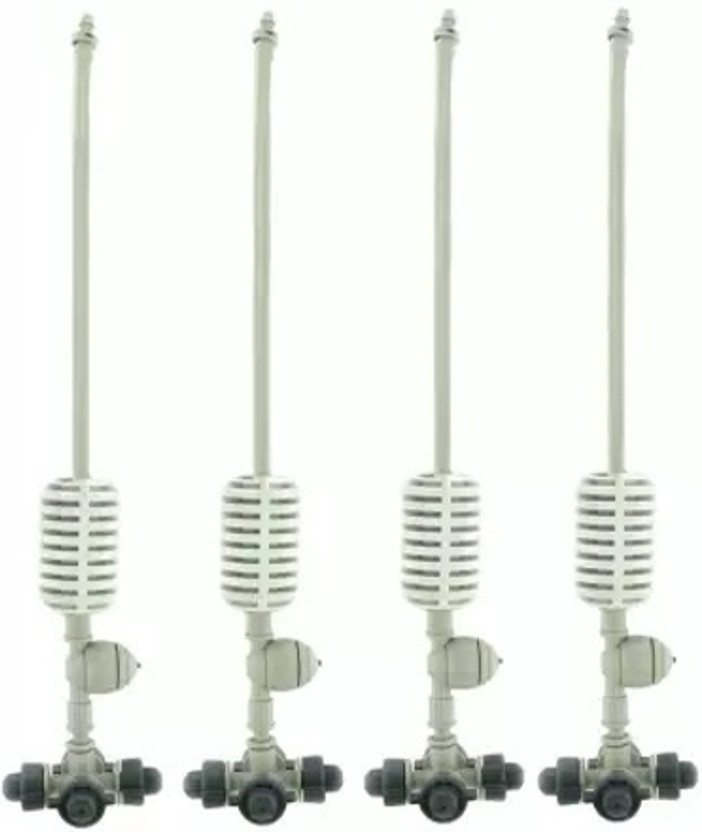 Rarehaunt 04 Pc-Irrigation Fogger 4 Way System With Check Valve for Sprinkler , Irrigation ,Garden, Greenhouses, Mist Cooling System , Poultry Farms.