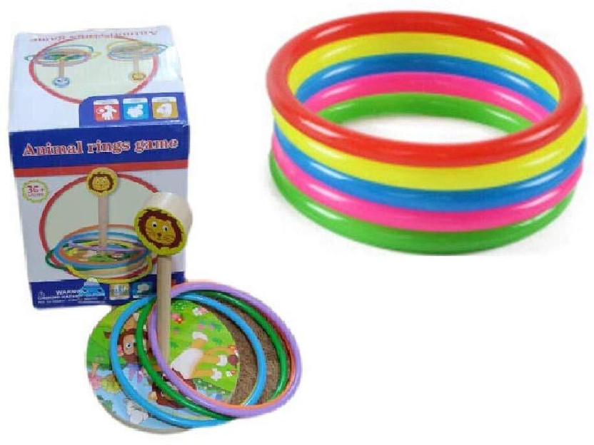 wesoulgifts Animal Ring Toss Target Game for Kids(Multicolor)