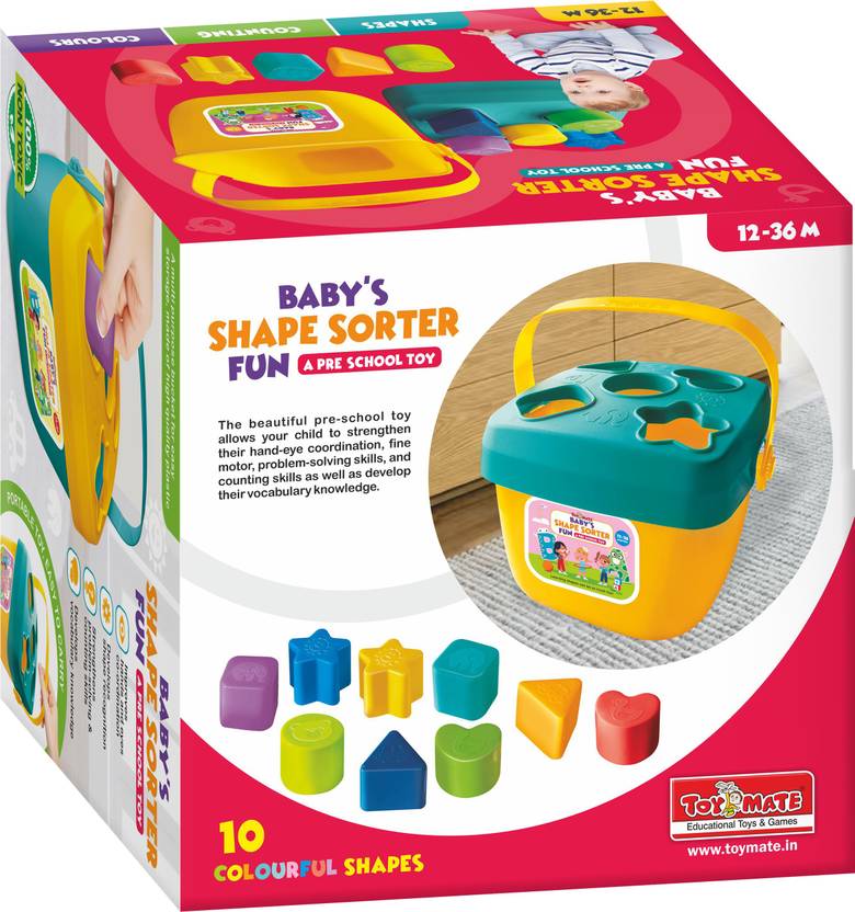 Toymate Baby’s Shape Sorter Fun for Kids Toddlers A Pre School Toy