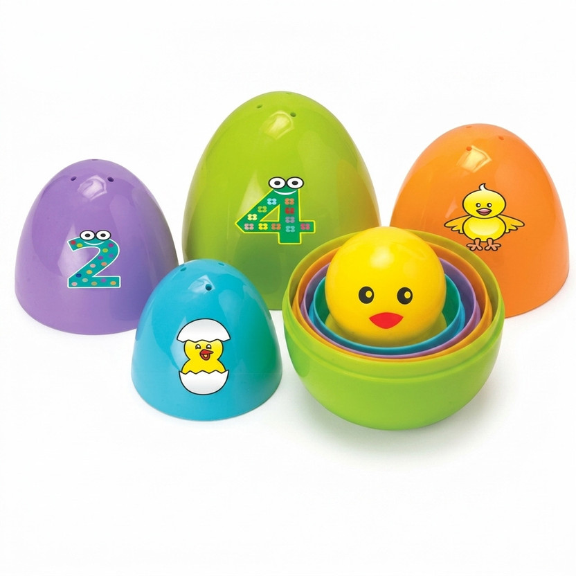 Toymate Toymate Find The Chick Nesting Eggs Toy - Helps in Motor Skills & Early Development(Multicolor) - Flipkart Deal