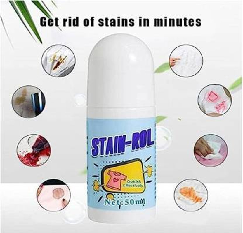 SRK Global Multi-Purpose Roll Bead Fabric Clothes Stain Remover Pen Stain Remover Stain Remover(50 ml)