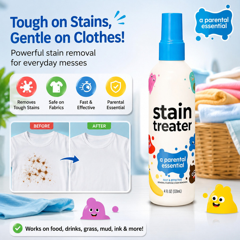 Shivans Stain Remover Spray Fabric Clothes Cleaner Grease Laundry(Pack Of 1) Stain Remover(100 ml)