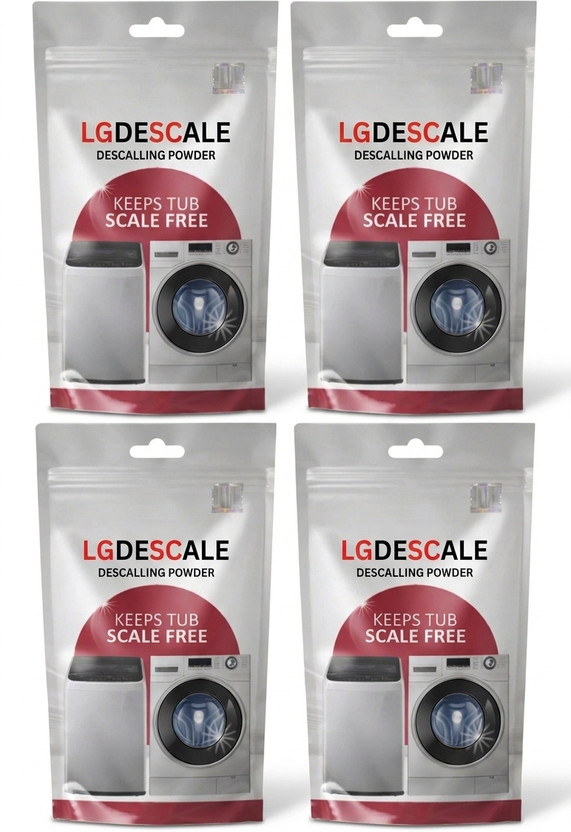 LGDESCALE Washing Machine Descaling & Detergent Powder – Deep Clean Formula Stain Remover(400 g)