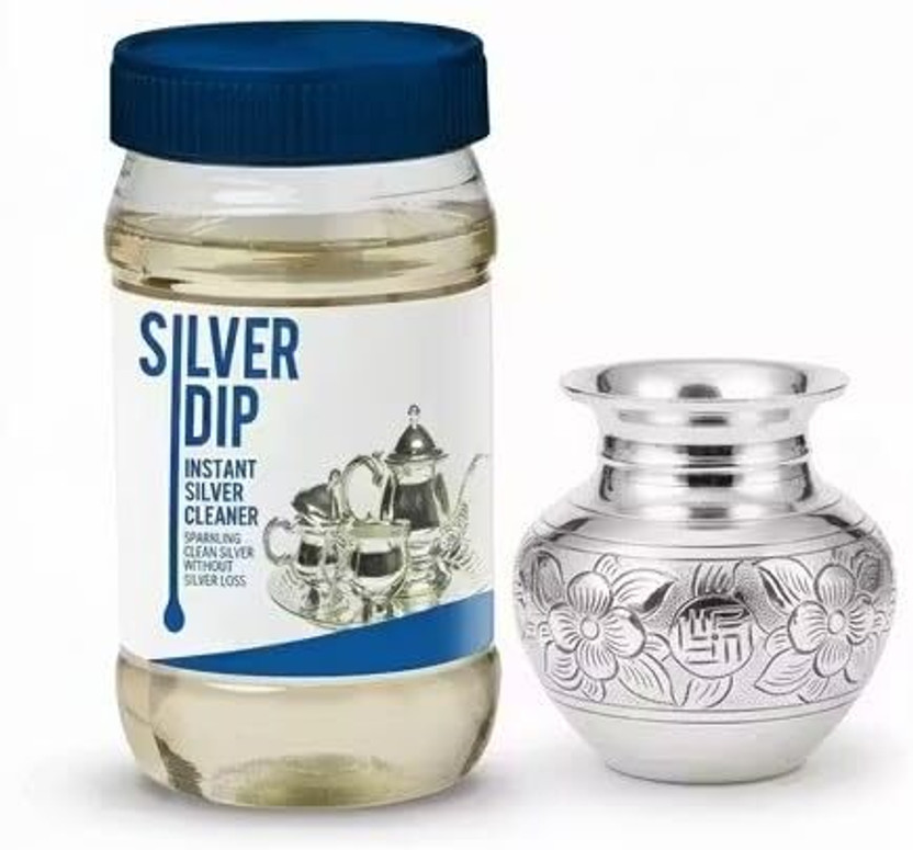 Storkify Home Silver Dip Cleaner 300ml Silver Tarnish Remover for Ornaments Stain Remover(300 ml)