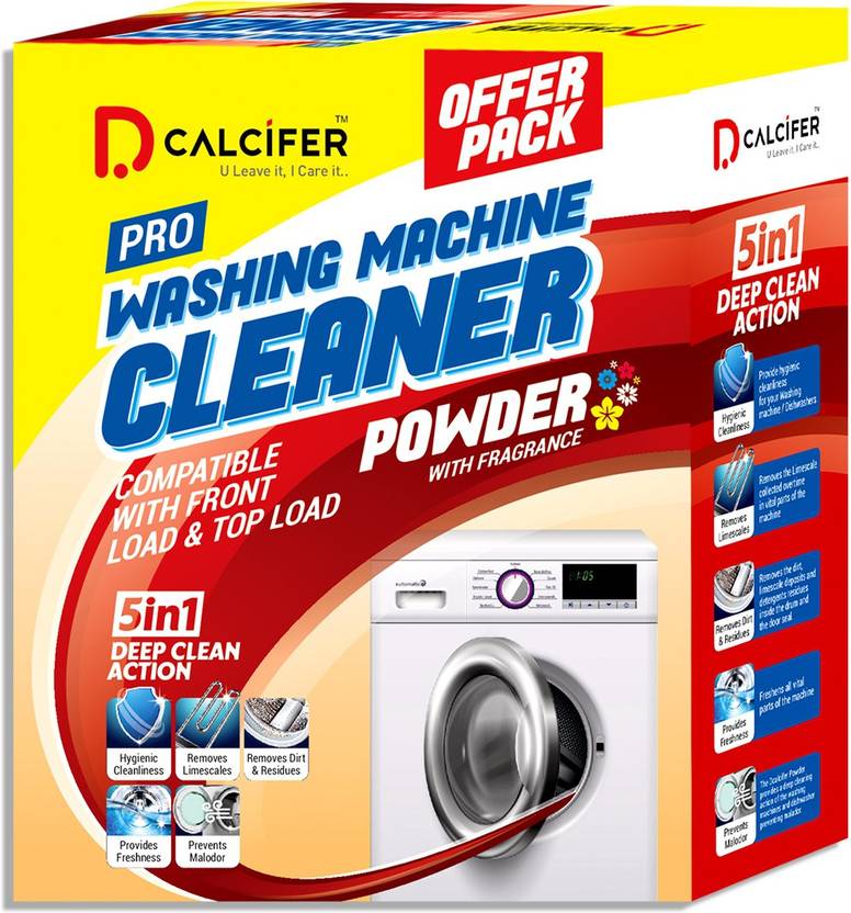 Dcalcifer Washing Machine Tub Clean Powder 350g Deep Cleaner Drum Front
