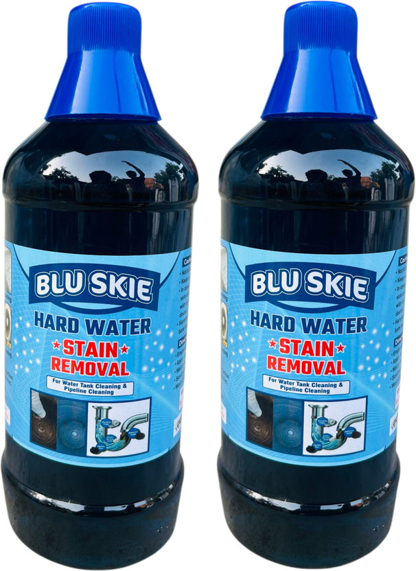 bluskie Hard Water Liquid Stain Removal Concentrate 2L(Multi-Purpose) Water Tank Stain Remover(2 L)