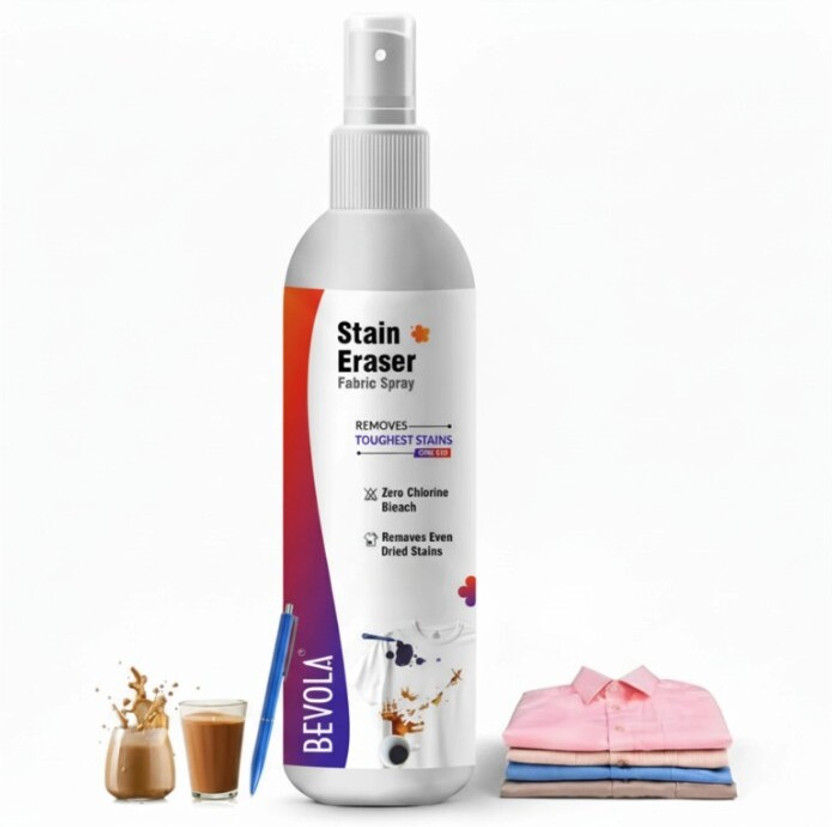 bevola bevola Stain Eraser Fabric Spray | Instant Remover for Stains, Color Safe Stain Remover Stain Remover(100 ml) - Flipkart Deal