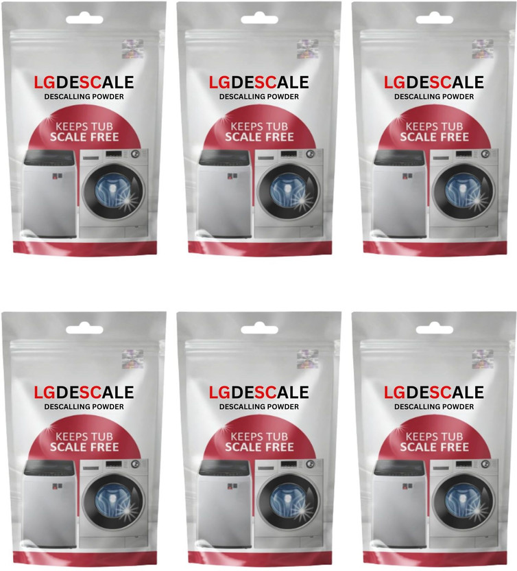 LGDESCALE Washing Machine Descaling & Detergent Powder – Deep Clean Formula Stain Remover Stain Remover(600 g)
