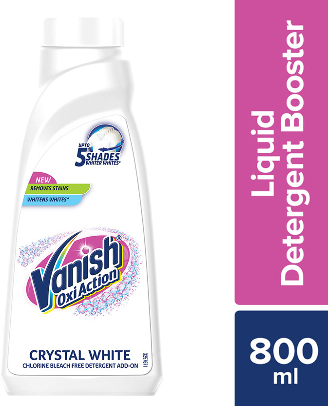 Vanish White Chlorine Bleach Free Detergent 800 ml Stain Remover(800 ml)