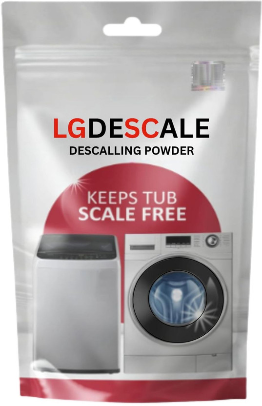 LGDESCALE Washing Machine Descaling & Detergent Powder – Deep Clean Formula Stain Remover(100 g)