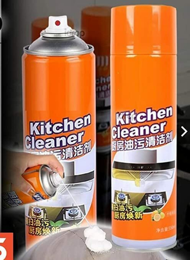RJK GLOBAL Multi-Purpose Foam Cleaner Kitchen Cleaner Spray Grease Stain Remover 500ml Stain Remover(500 ml)